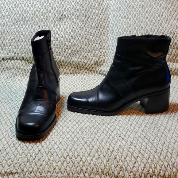 Diba Cuba black Brazilian leather boots sz 6. - Picture 2 of 9